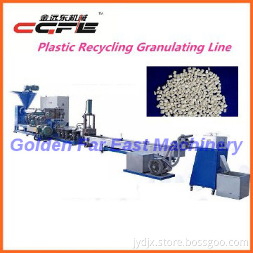 plastic recycling pelletizing machine